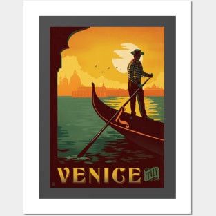 Vintage Travel Poster - Venice, Italy Posters and Art